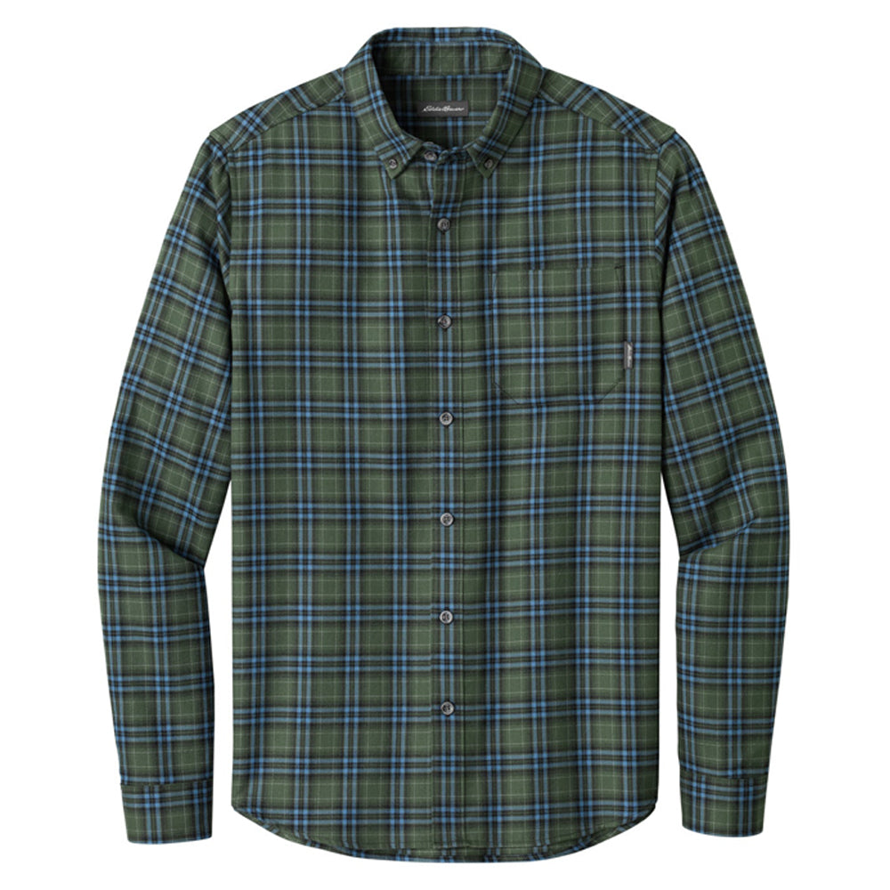 Eddie Bauer Long Sleeve Favorite Flannel Plaid Shirt