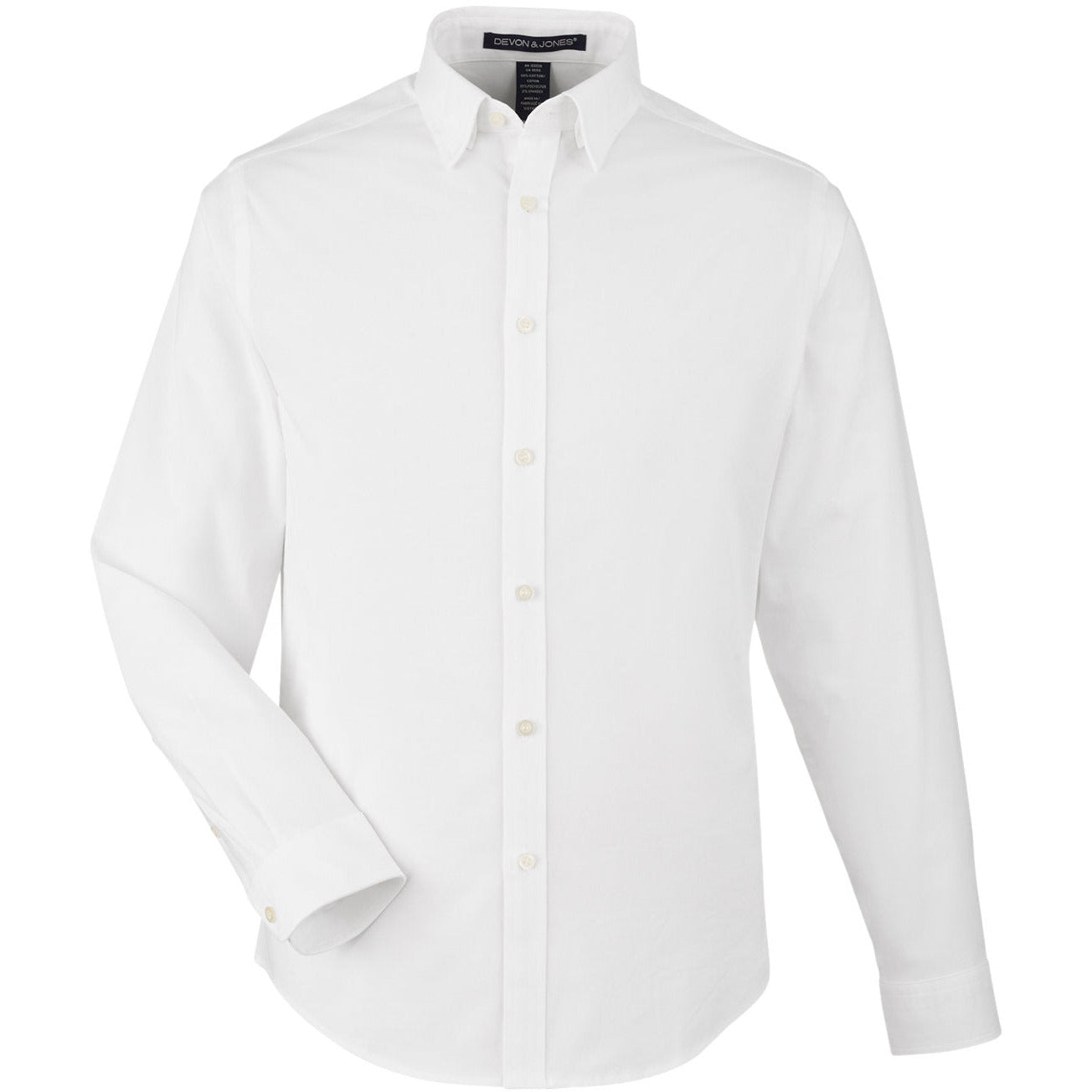 Devon & Jones Men's CrownLux Performance® Spencer Poplin Dress Shirt