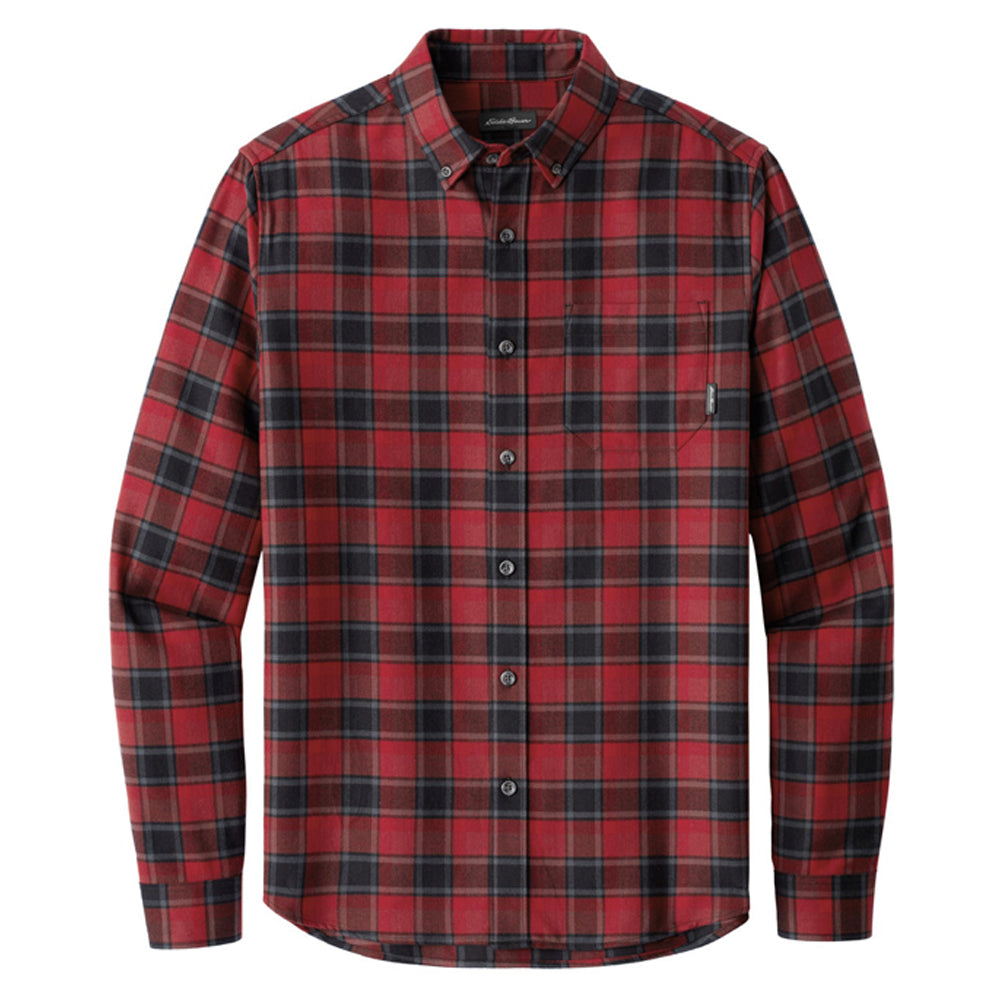 Eddie Bauer Long Sleeve Favorite Flannel Plaid Shirt