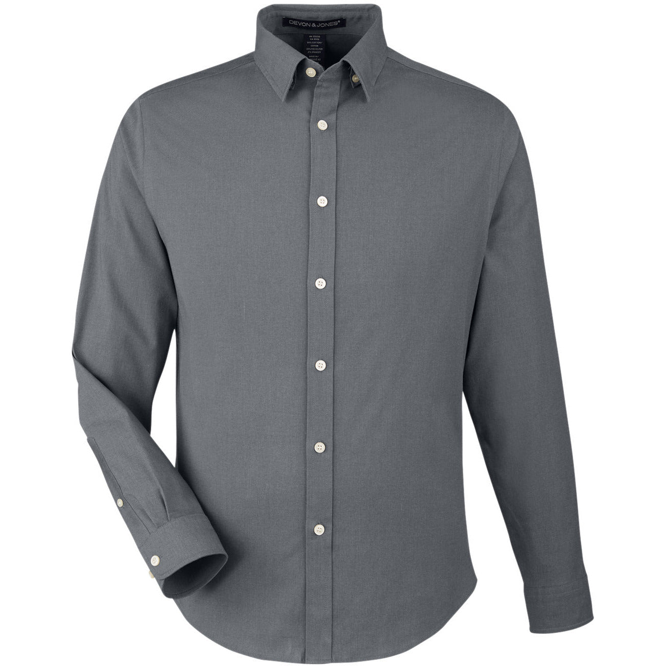 Devon & Jones Men's CrownLux Performance® Spencer Poplin Dress Shirt