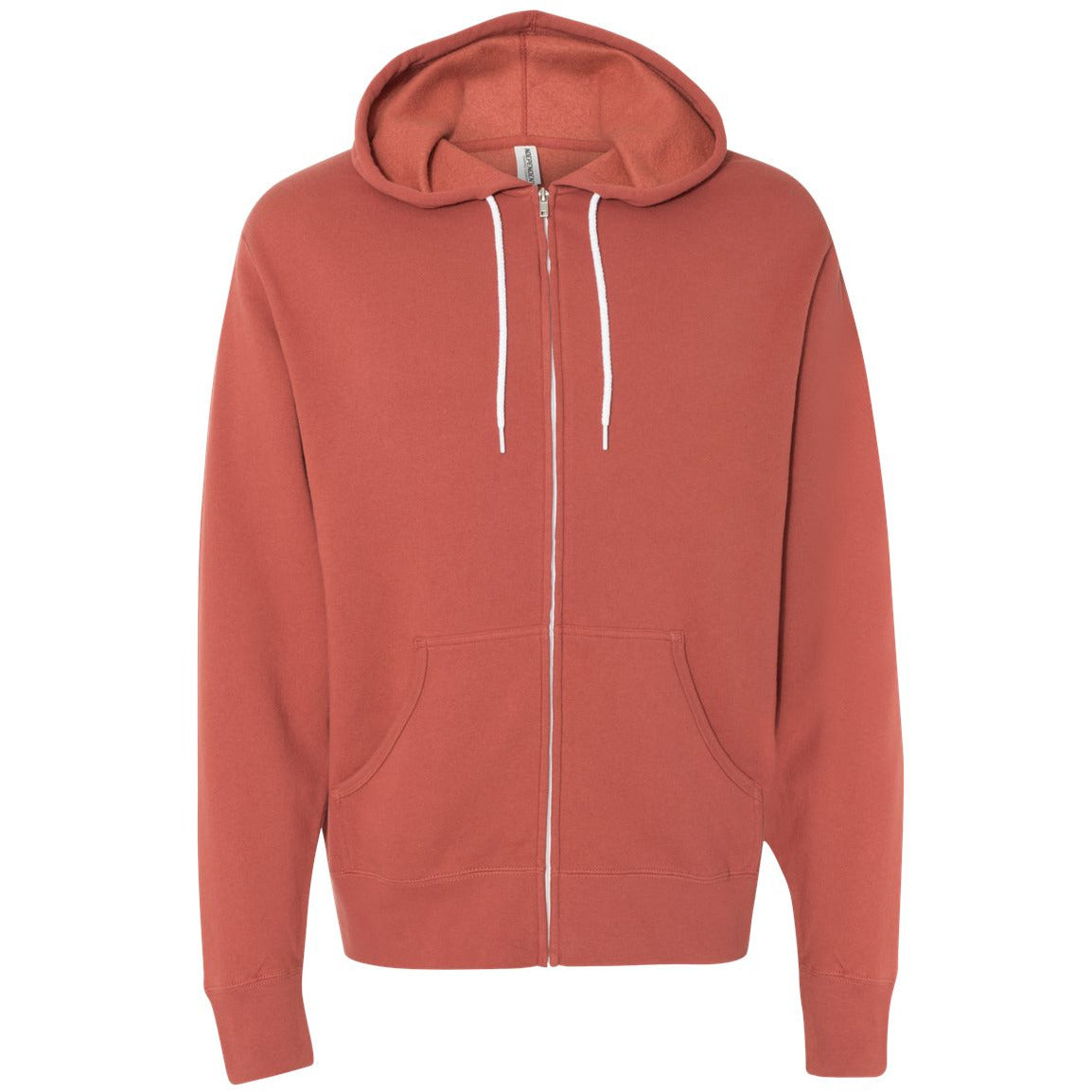 Lightweight Full-Zip Hooded Sweatshirt