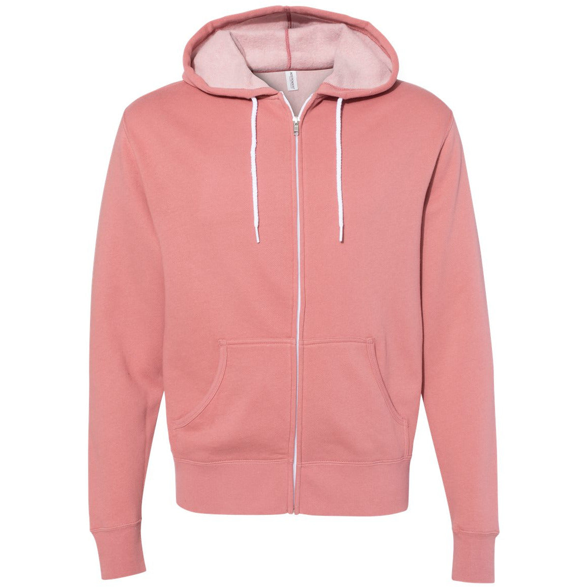 Lightweight Full-Zip Hooded Sweatshirt