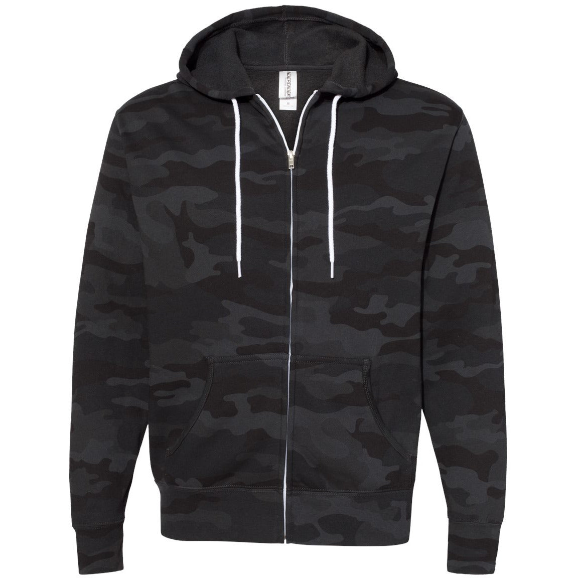 Lightweight Full-Zip Hooded Sweatshirt