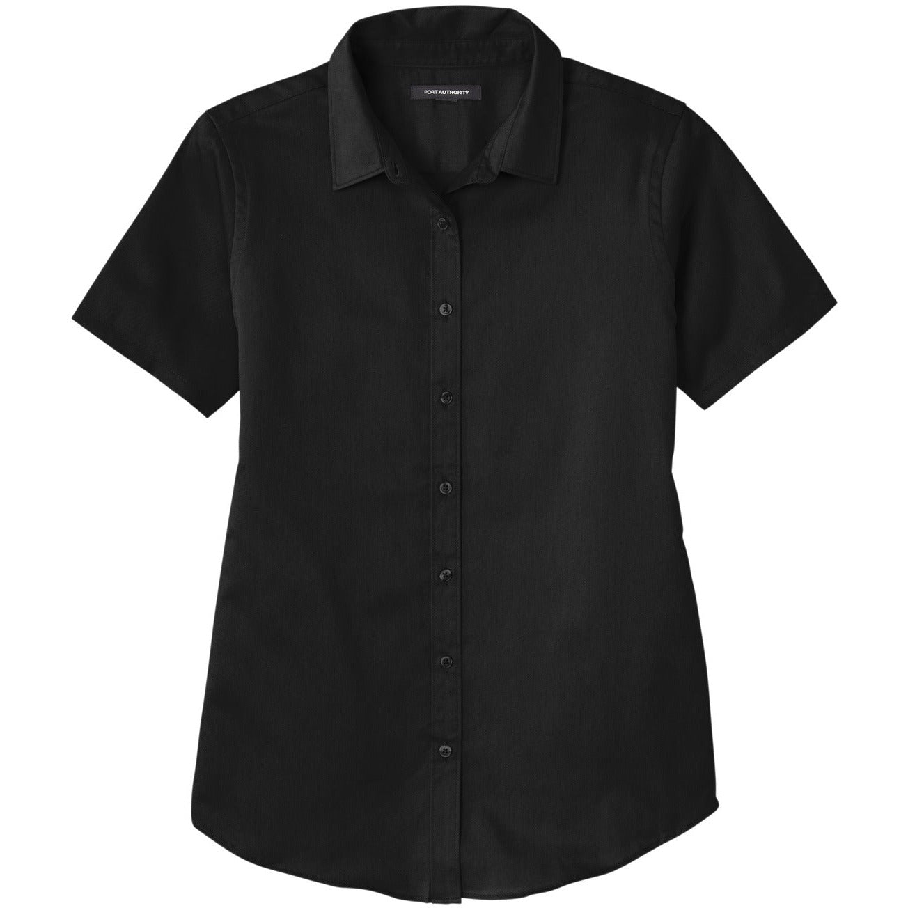 Port Authority® Ladies Short Sleeve SuperPro React®Twill Shirt