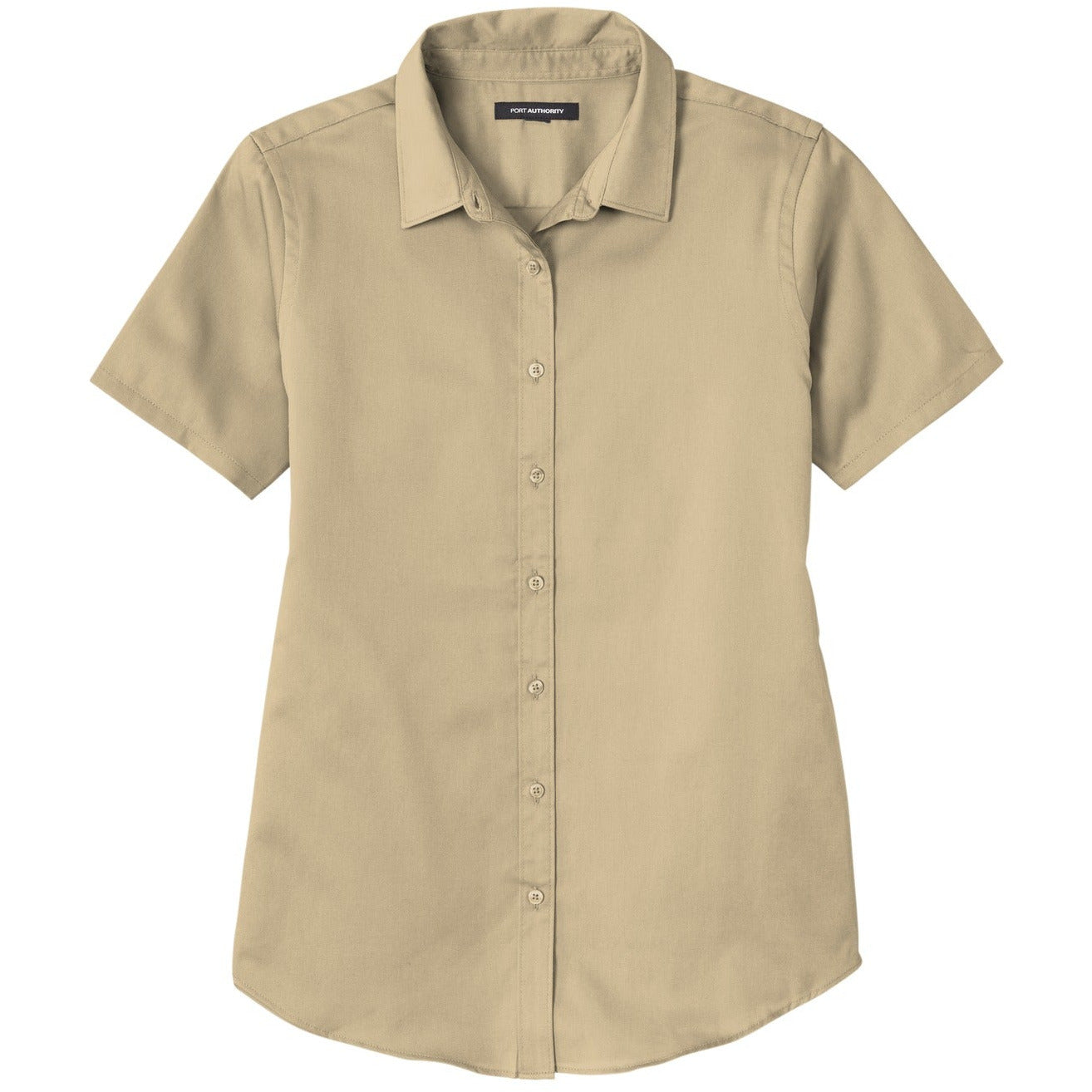 Port Authority® Ladies Short Sleeve SuperPro React®Twill Shirt