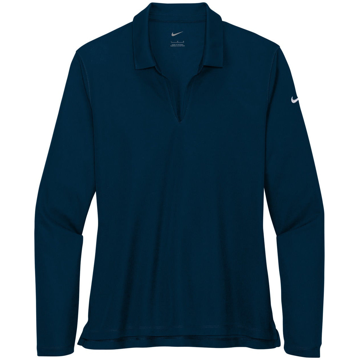 Nike Ladies Dri-FIT Micro Pique 2.0 Long Sleeve Polo