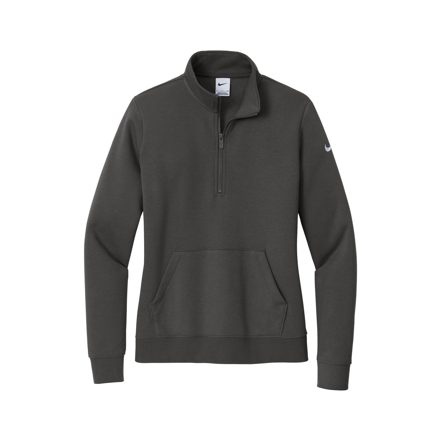 Nike Ladies Club Fleece Sleeve Swoosh 1/2-Zip