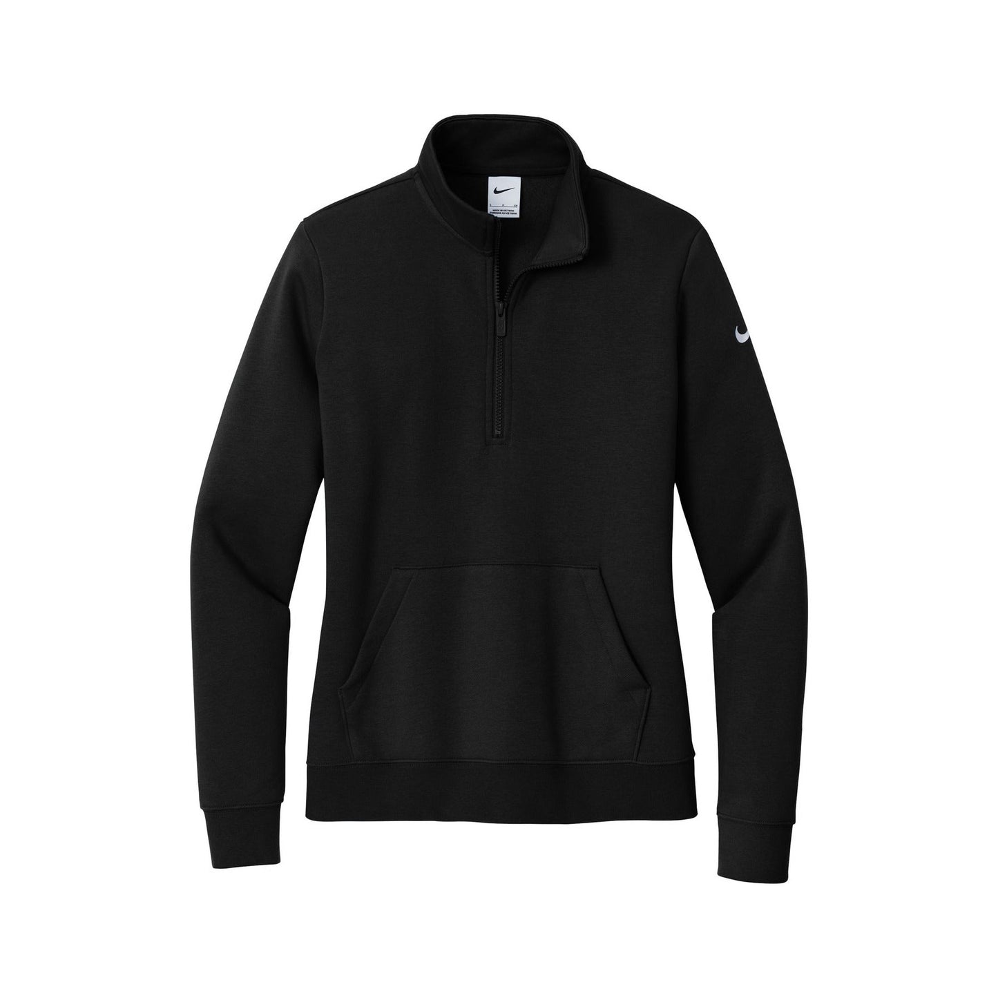 Nike Ladies Club Fleece Sleeve Swoosh 1/2-Zip
