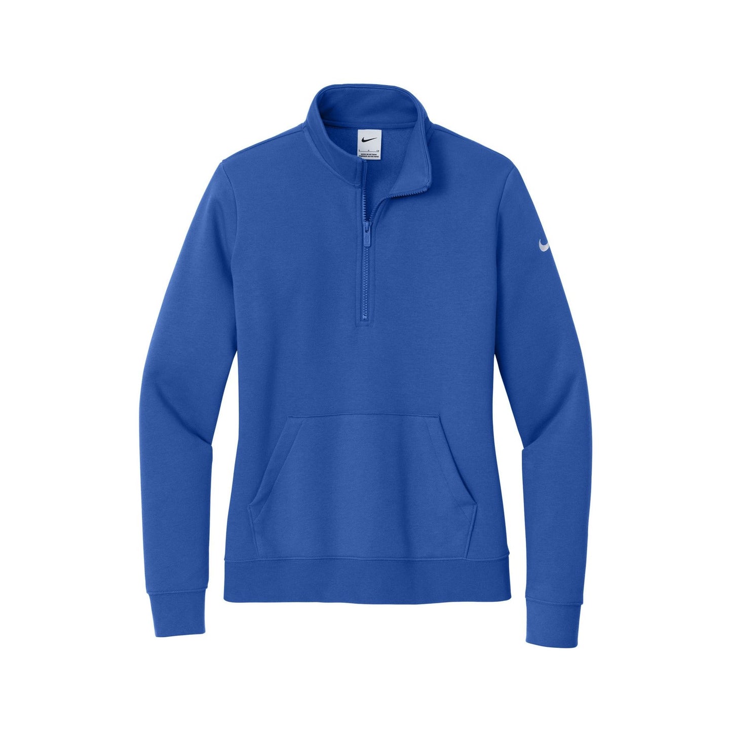Nike Ladies Club Fleece Sleeve Swoosh 1/2-Zip