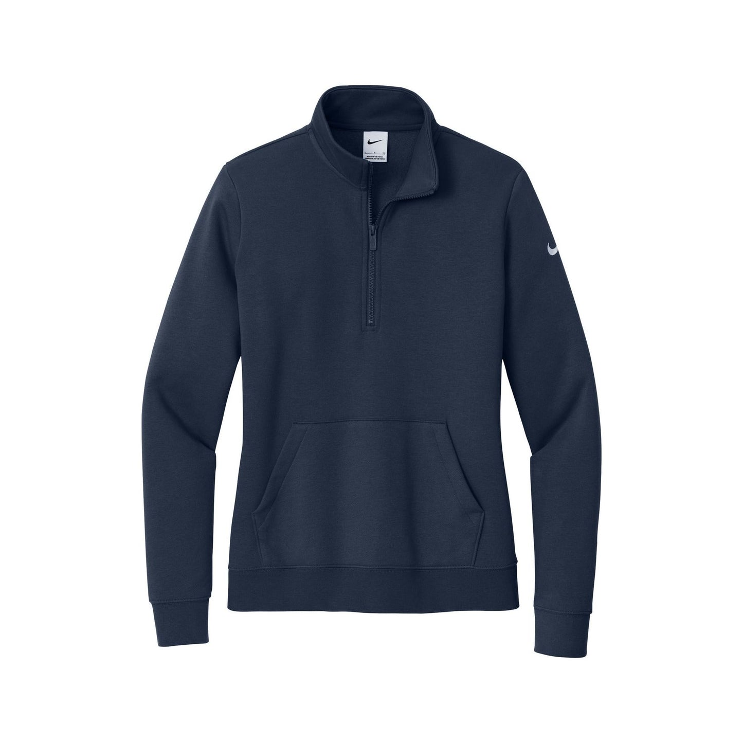 Nike Ladies Club Fleece Sleeve Swoosh 1/2-Zip