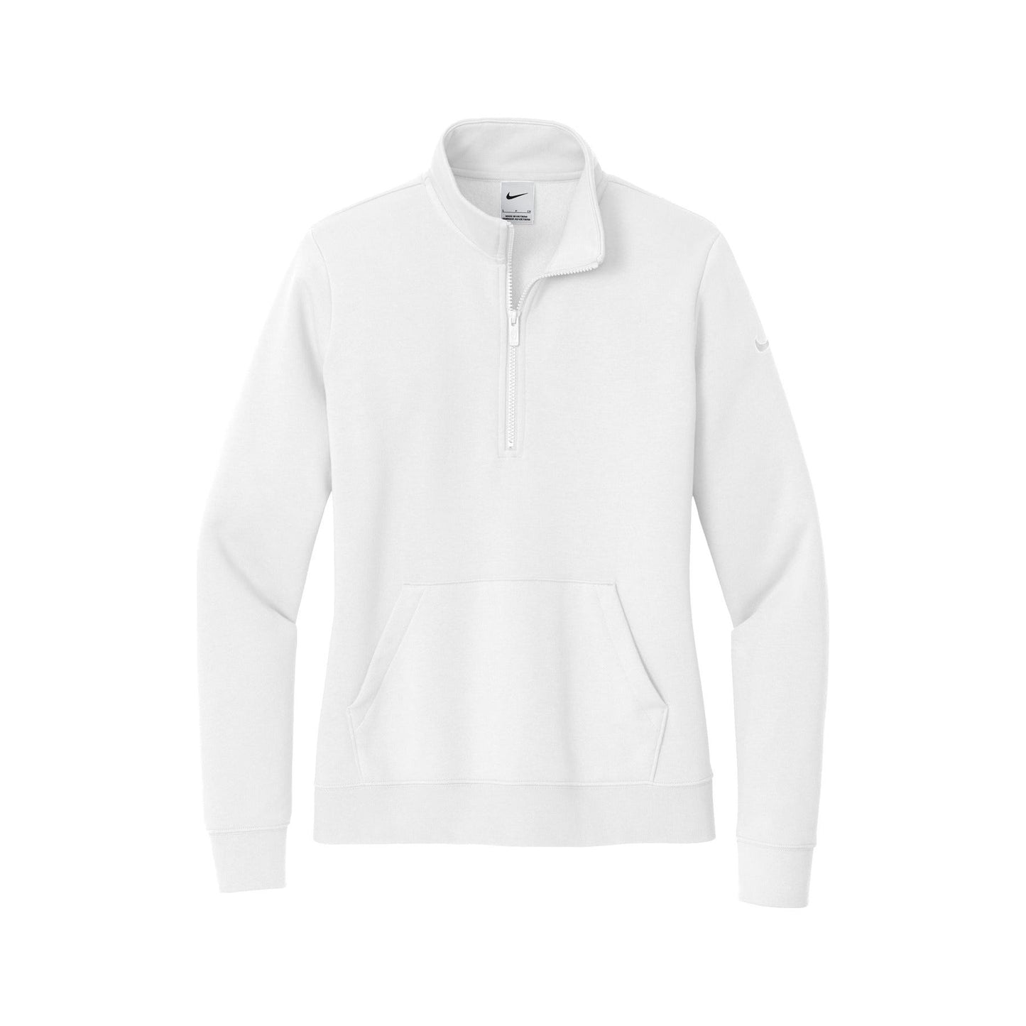 Nike Ladies Club Fleece Sleeve Swoosh 1/2-Zip
