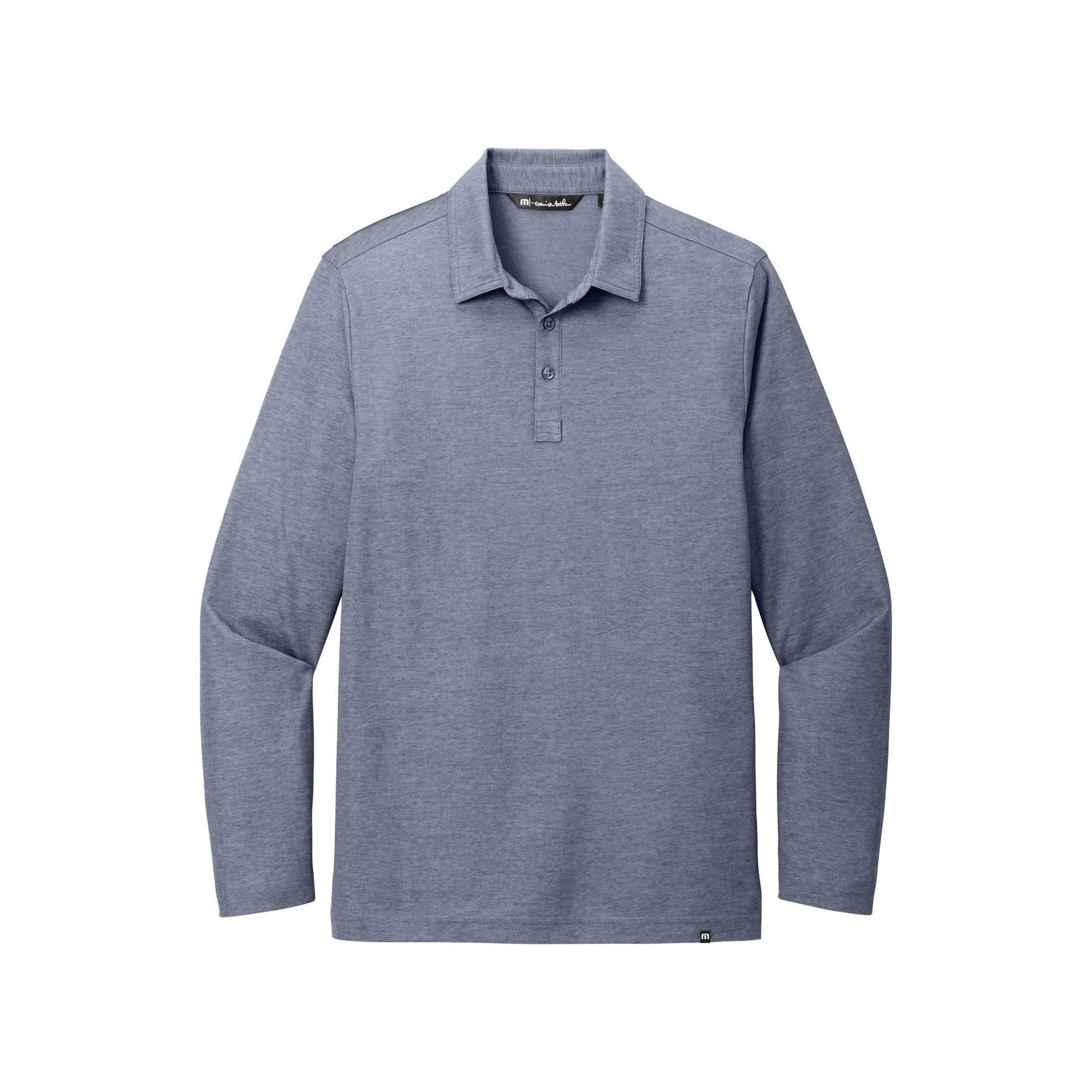 TravisMathew Oceanside Heather Long Sleeve Polo
