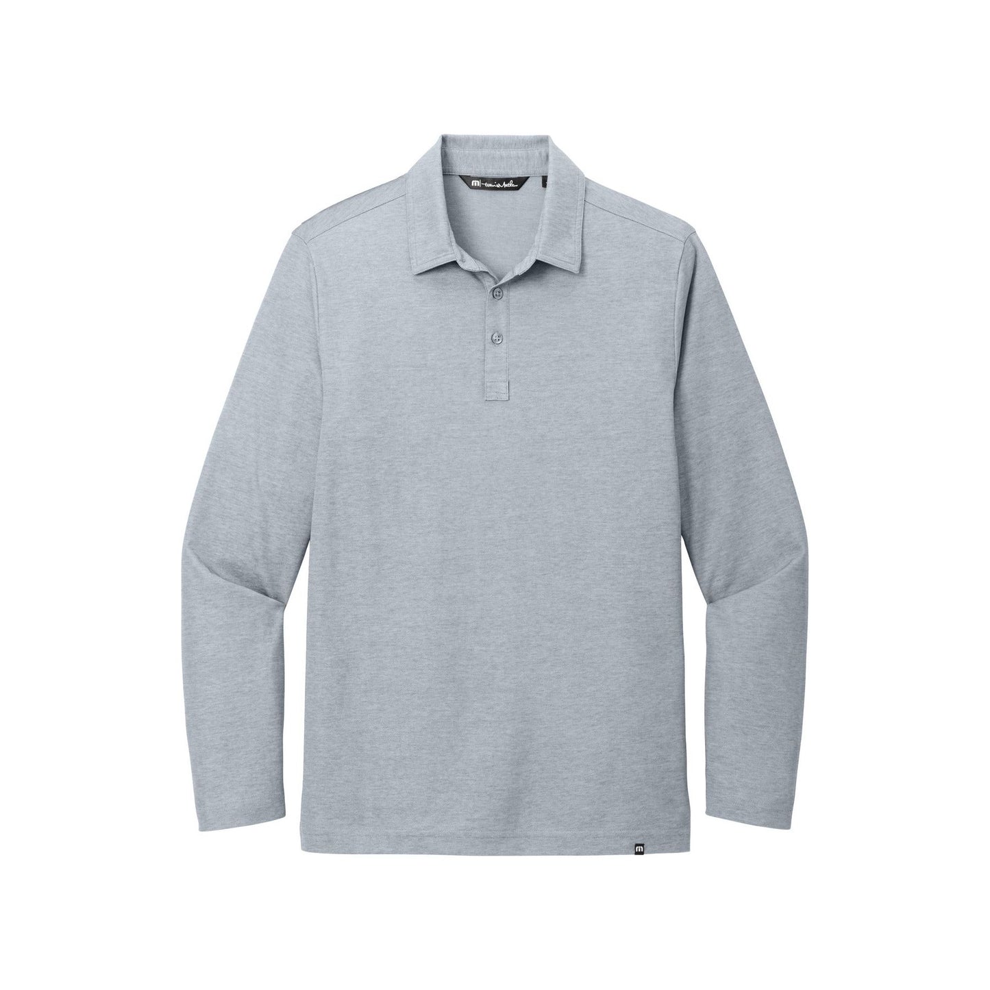 TravisMathew Oceanside Heather Long Sleeve Polo